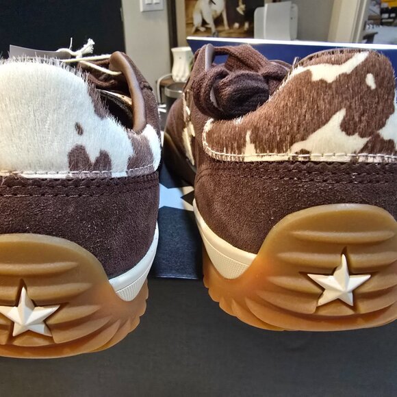 Converse Run Star Trainer Sneakers Low Top Brown Pony Hair A17973C 2025 Mens 10 - Picture 7 of 16